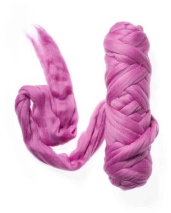 Extra Fijne 19,5 micron Lontwol - 014 lilaroze donker