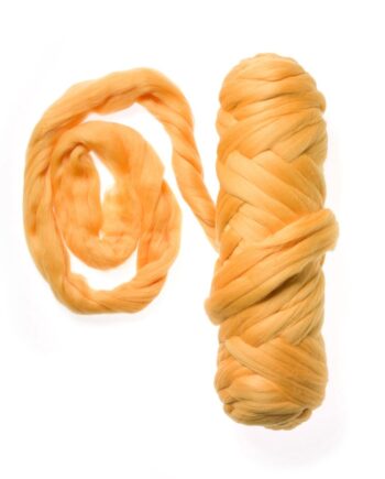 Extra Fine Wool Roving 19,5 micron - 50 g - 019 Sun Yellow