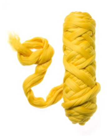 Extra Fine Wool Roving 19,5 micron - 50 g - 020 Yellow