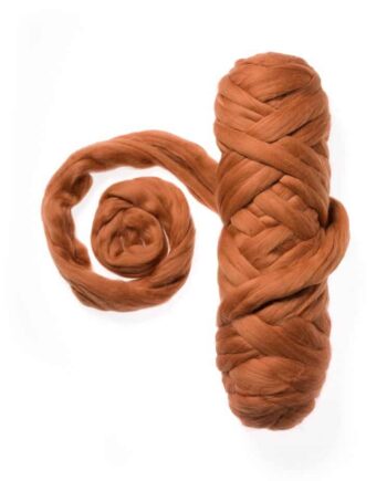 Extra Fine Wool Roving 19,5 micron - 50 g - 029 Copper