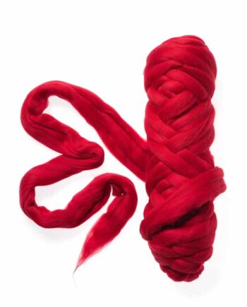 Extra Fine Wool Roving 19,5 micron - 50 g - 036 Passion