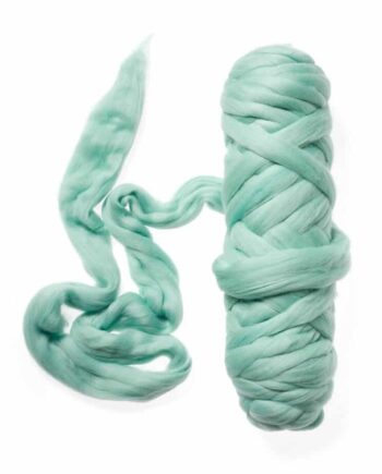 Extra Fine Wool Roving 19,5 micron - 50 g - 058 Mint