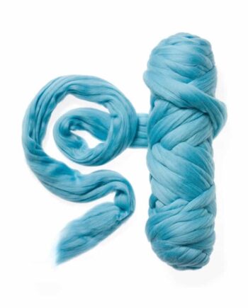 Extra Fine Wool Roving 19,5 micron - 50 g - 059 Light Blue