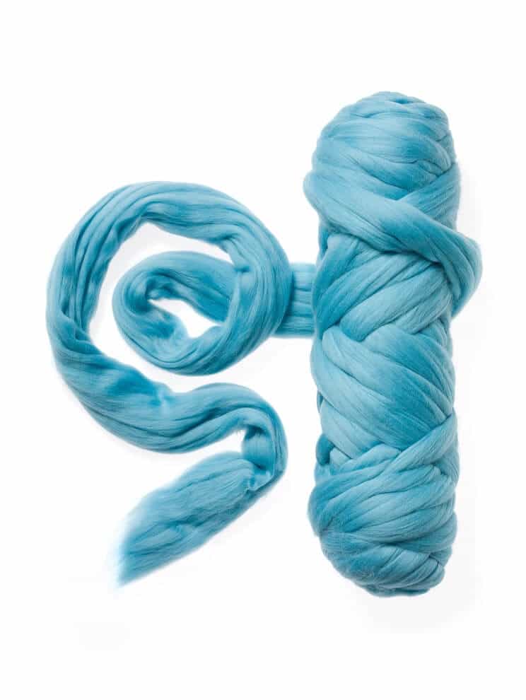 Extra Fine Wool Roving 19,5 micron - 059 Light Blue