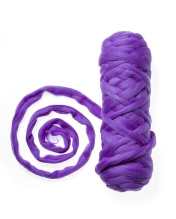 Extra Fijne 19,5 micron Lontwol - 068 paars