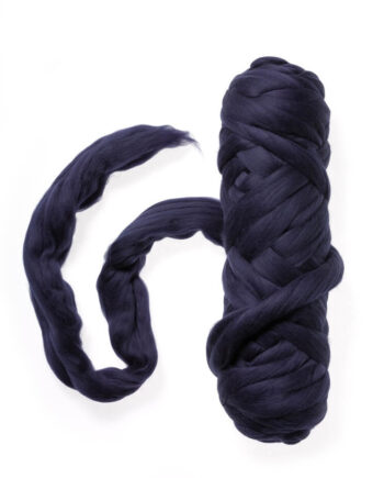 Extra Fijne 19,5 micron Lontwol - 073 marineblauw