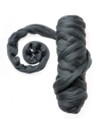 Extra Fijne 19,5 micron Lontwol - 079 antraciet