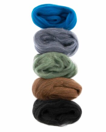 Europese Merino Lontwol  - Kleurset 11 - Mixed Colors A