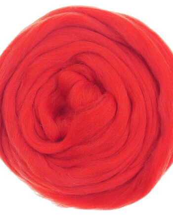European Merino Wool / Big Wool XXL - 27 micron - 1 kilo - 611 Scarlet