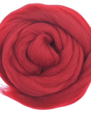 European Merino Wool / Big Wool XXL - 27 micron - 1 kilo - 612 Carmine