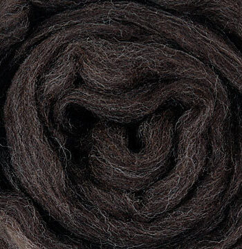 Natural Wool Roving - Zwartbles 430