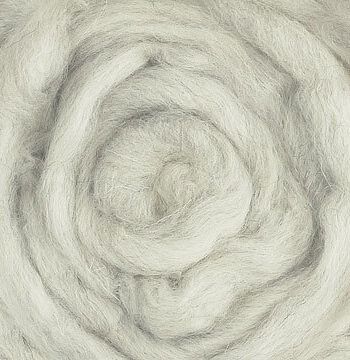 Natural Wool Roving - Icelandic Lopi 450