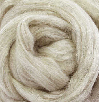 Natural Wool Roving - bump ±10 kilo - Australian Beige Blend