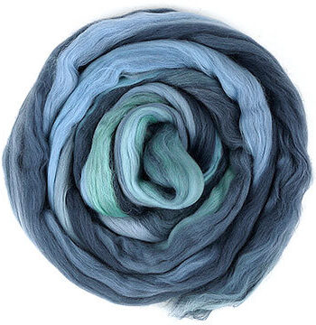Merino Blend Roving - 819 Picasso