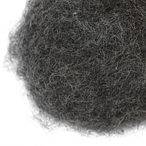 Tiroler kaardvlies - 107 Natuur Donkergrijs