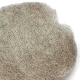 Tiroler Carded Fleece - 110 Natural Grey Beige