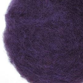 Tiroler Carded Fleece - 221 Eggplant Dark