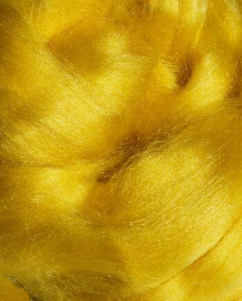 Tussah zijde lont - 001 Geel