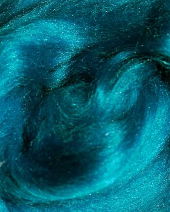 Tussah zijde lont - 008 Turquoise