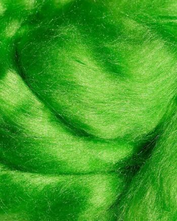 Tussah zijde lont - 010 Felgroen