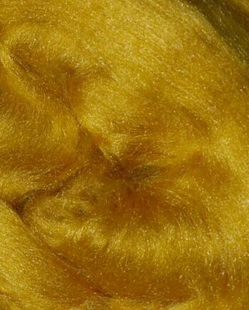 Tussah zijde lont - 013 Saffraangeel