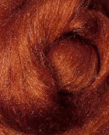 Tussah zijde lont - 014 Roestbruin