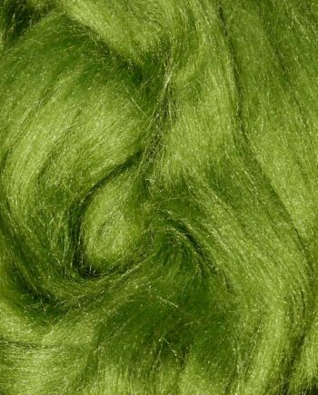 Tussah zijde lont - 016 Bladgroen