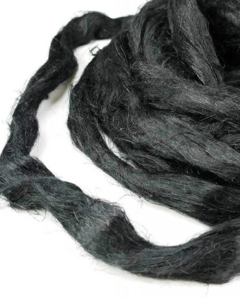 Vlas lont zwart