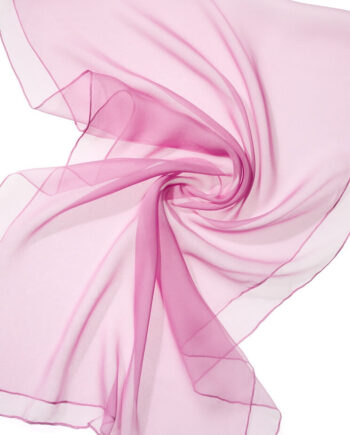 Chiffon Silk Shawl - 180 x 55 cm - 014 Dark Lilac-Pink