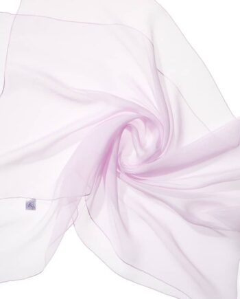 Chiffon Silk Shawl - 180 x 55 cm - 016 Light Lilac-Pink