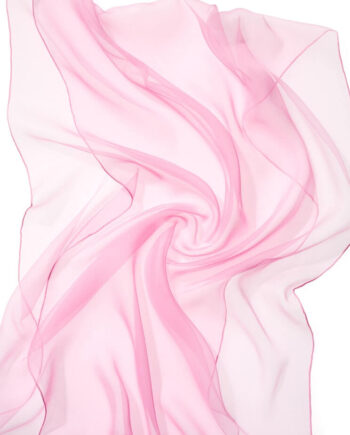 Chiffon Silk Shawl - 180 x 55 cm - 023 Pink