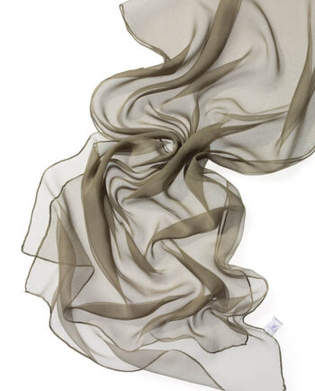 Chiffon Sjaal - 180 x 55 cm - 028 Khaki