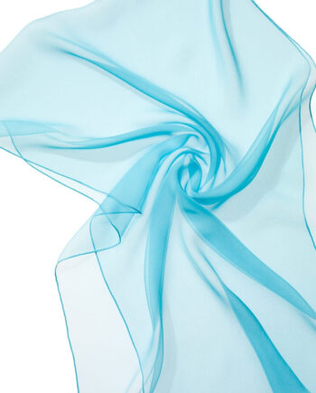 Chiffon Sjaal - 180 x 55 cm - 060 Light Turquoise