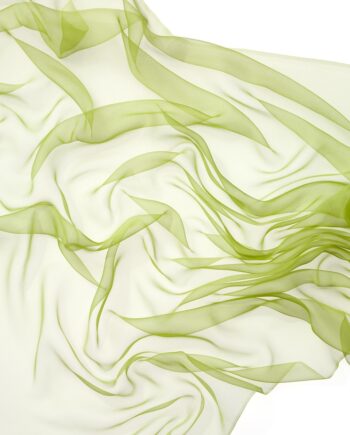 Chiffon Silk Shawl - 180 x 55 cm - 077 Leaf Green
