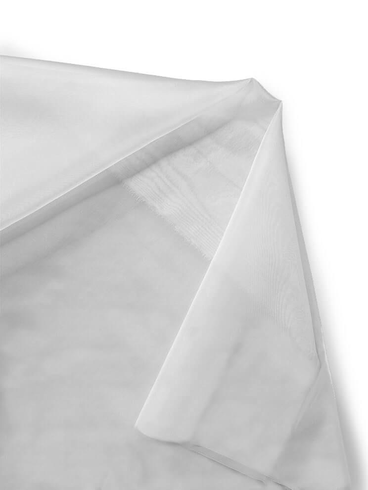 Organze 100% Silk - White (undyed)