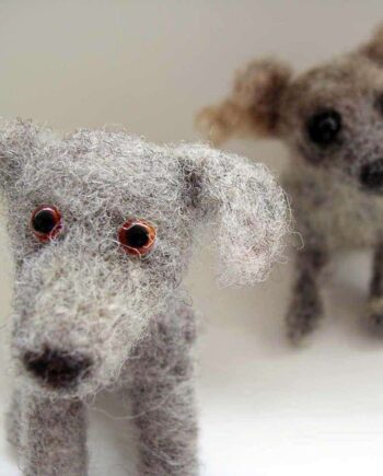 Handmade Glass eyes - per pair - 3 mm