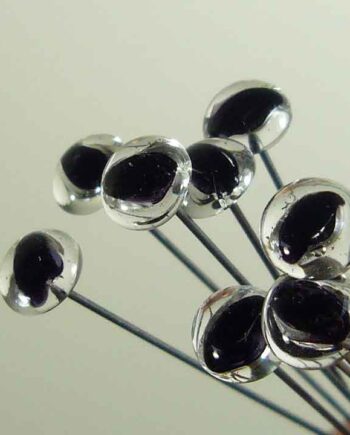 Handmade Glass Cat eyes - per pair - 6 mm