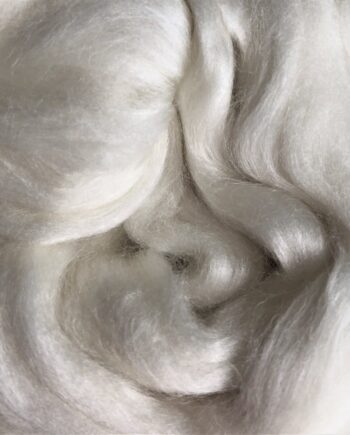 Tussah lont - natuur (ongeverfd)