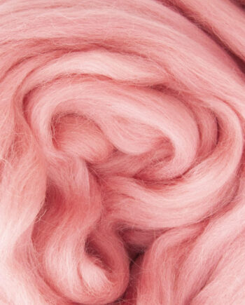 South American Merino Wool Roving - 523 Light Old Pink