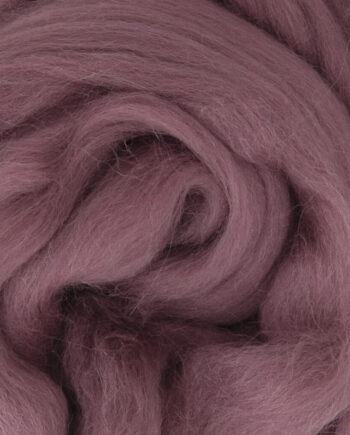 South American Merino Wool Roving - 524 Dark Old Pink