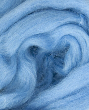 South American Merino Wool Roving - 529 Light Blue
