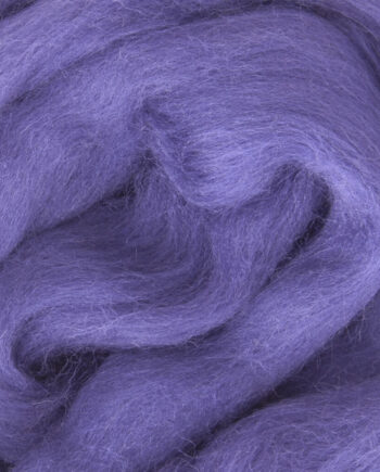 South American Merino Wool Roving - 530 Dark Purple