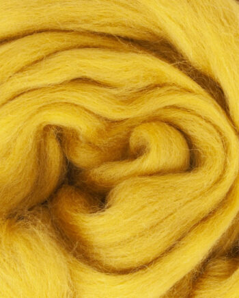 South American Merino Wool Roving - 535 Ocher Yellow