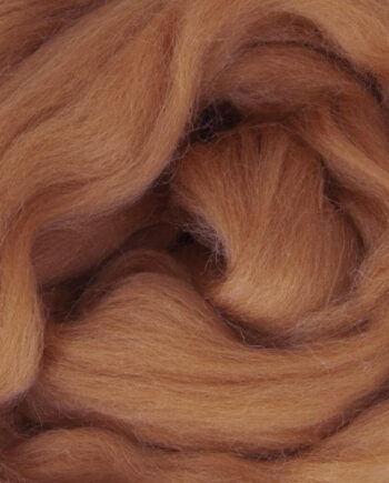 South American Merino Wool Roving - 539 Light Stone Red