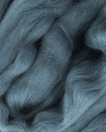 South American Merino Wool Roving - 542 Grey-Blue