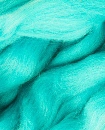 South American Merino Wool Roving - sample - 550 Turquoise