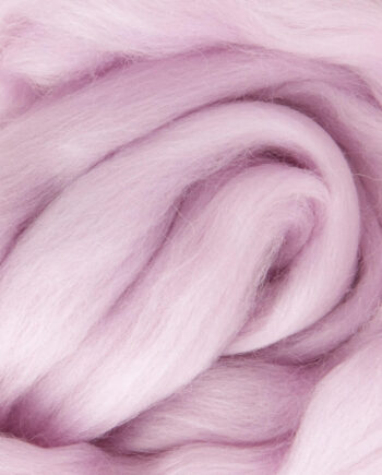 South American Merino Wool Roving - sample - 552 Baby Pink