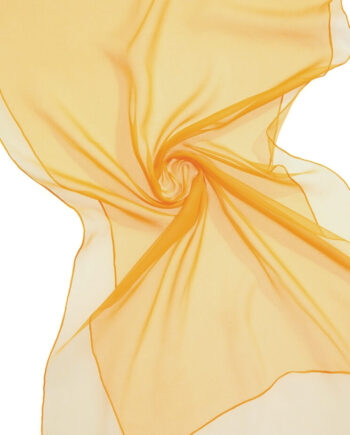 Chiffon Silk Shawl - 180 x 55 cm - 025 Ocher Yellow