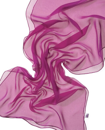 Chiffon Silk Shawl - 180 x 55 cm - 039 Fuchsia