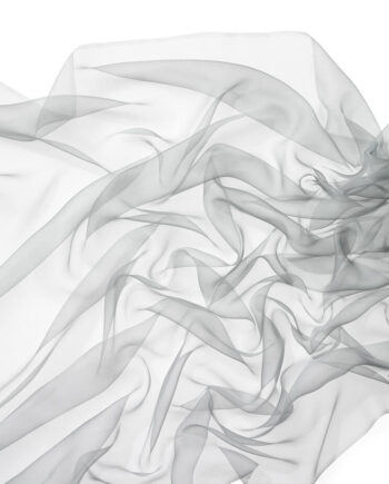 Chiffon Silk - per meter - 110 cm wide - 009 Grey